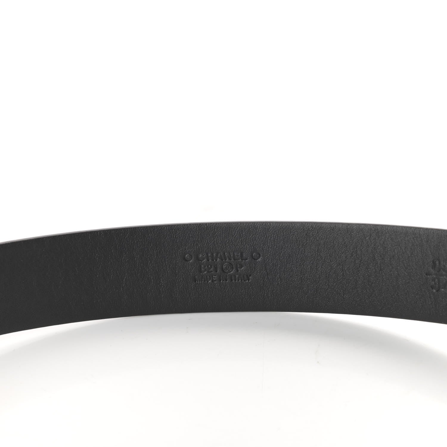 Chanel Calfskin CC Belt 85 34 Black 4 of 4