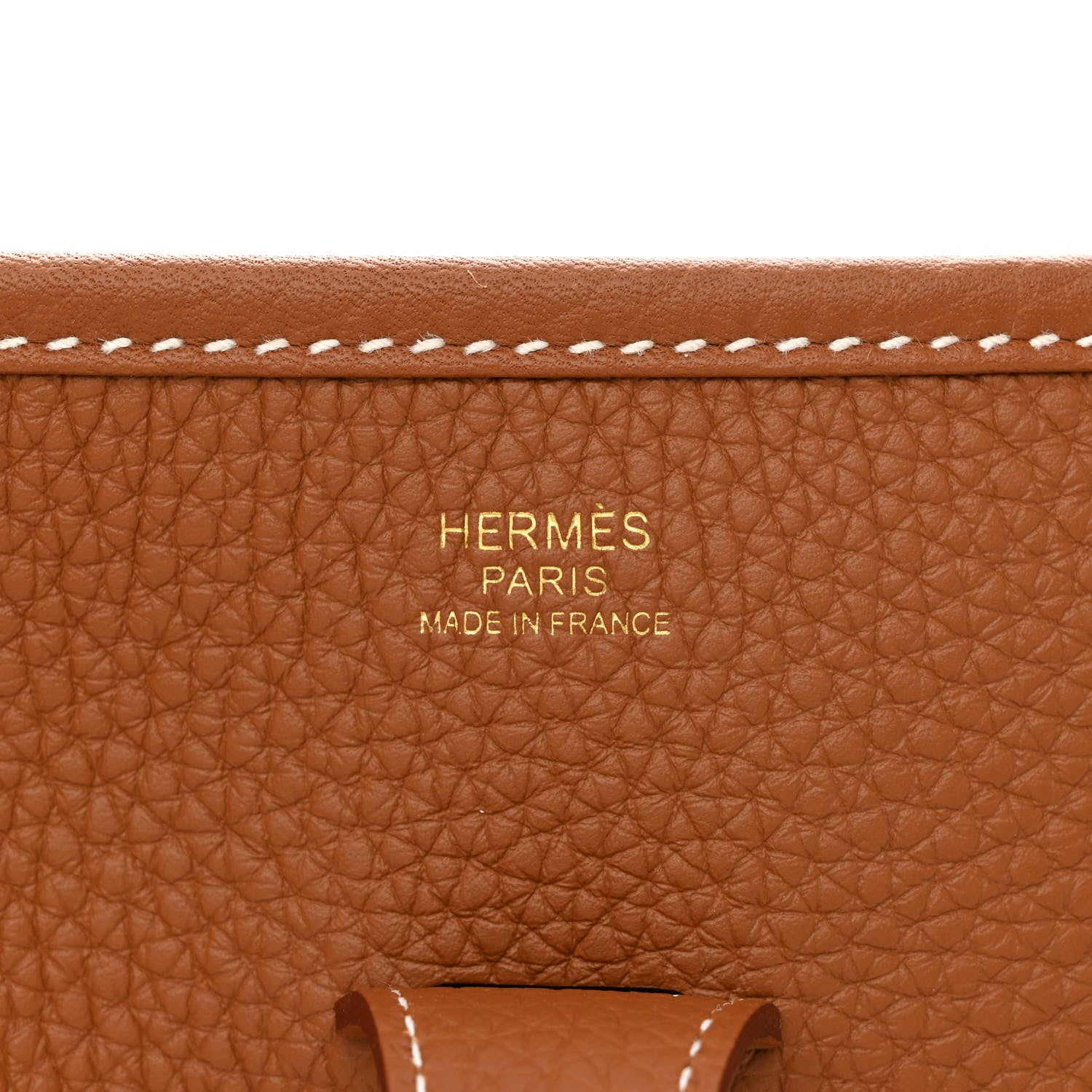 Hermes Taurillon Clemence Evelyne III PM Gold 6 of 11