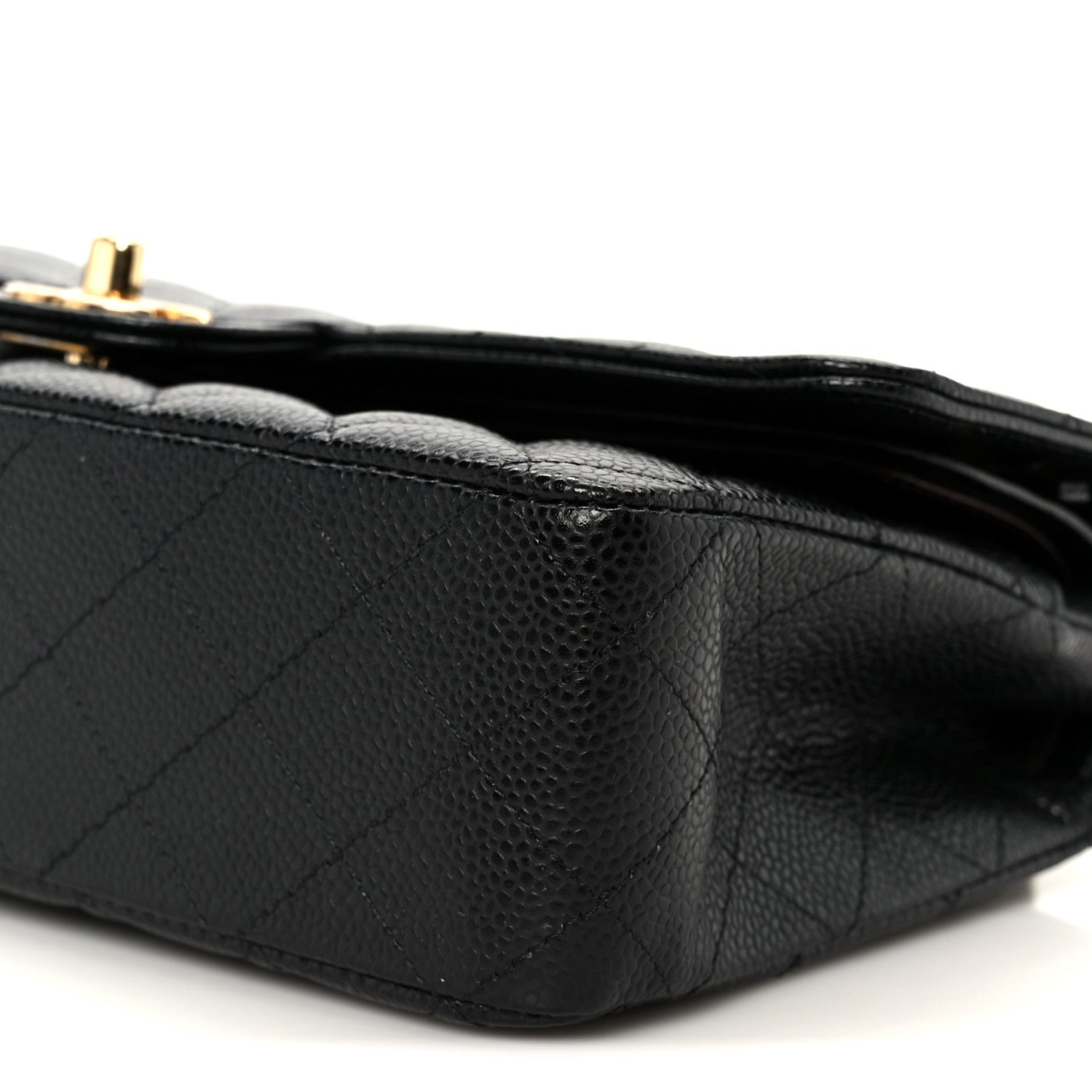 Chanel Caviar Quilted Medium Double Flap Black 11 of 12