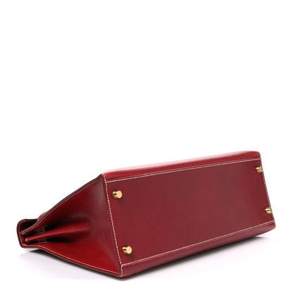Hermes Courchevel Kelly Sellier 32 Rouge H 4 of 10