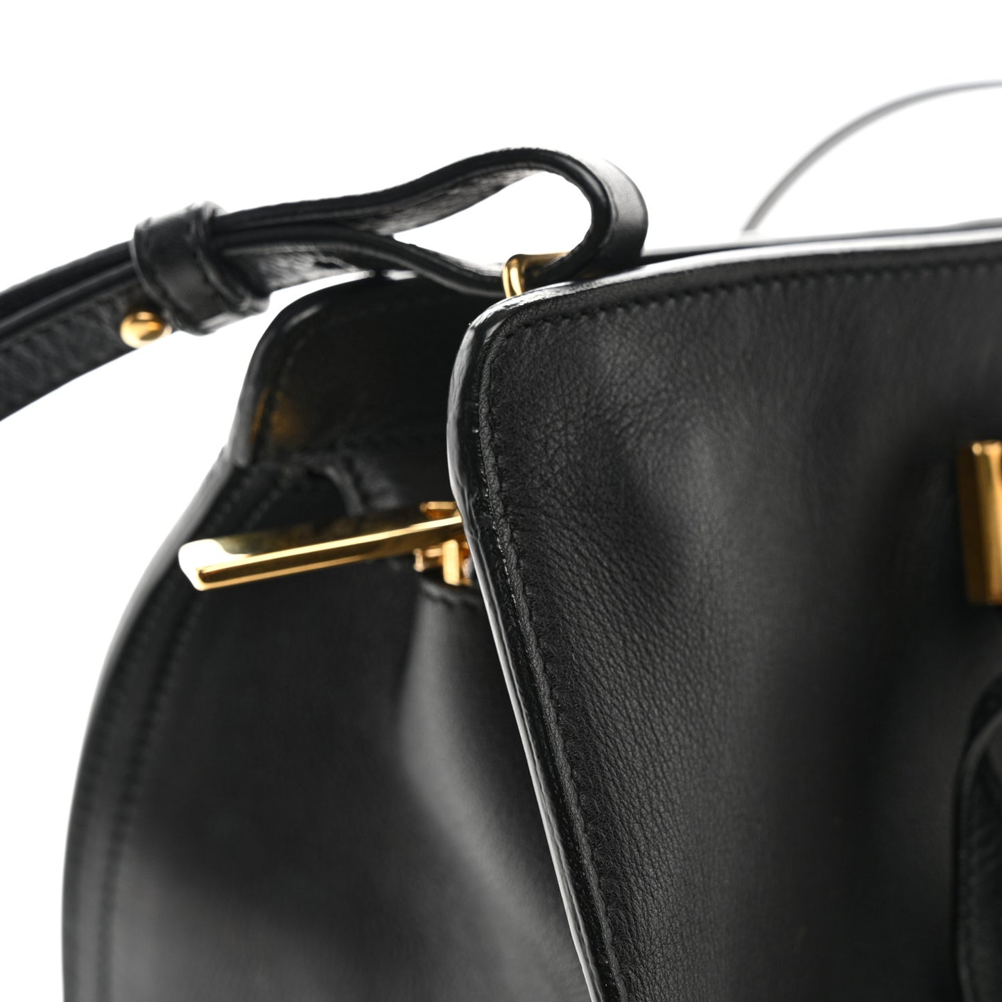 Calfskin Small Classic Y Cabas Black