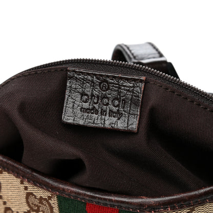 Gucci Monogram Web Jackie O Hobo Dark Brown 6 of 12