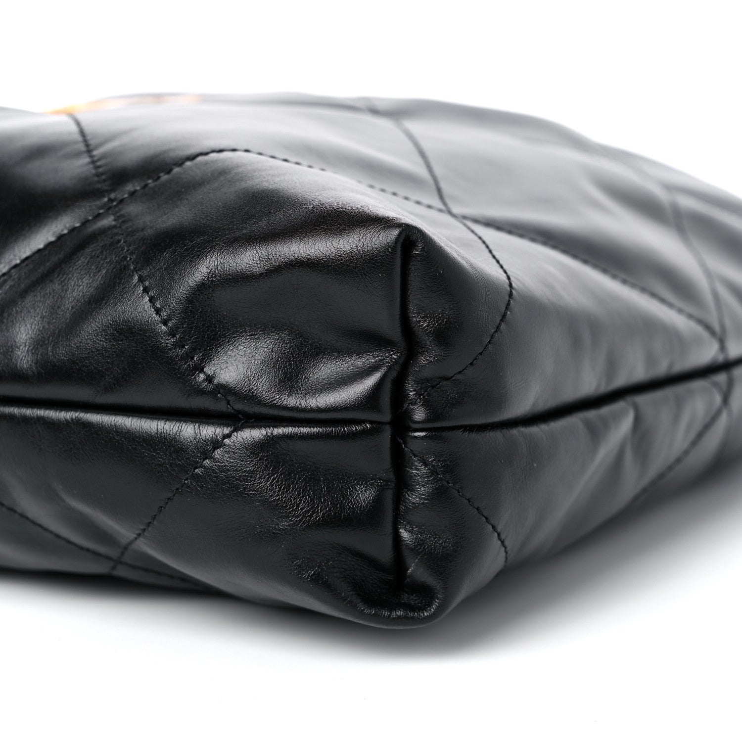 Chanel Shiny Calfskin Quilted Chanel 22 Black 10 of 10