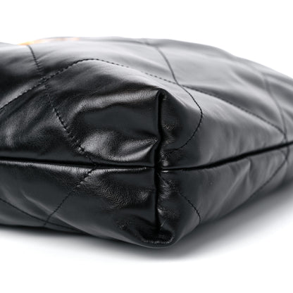 Chanel Shiny Calfskin Quilted Chanel 22 Black 10 of 10