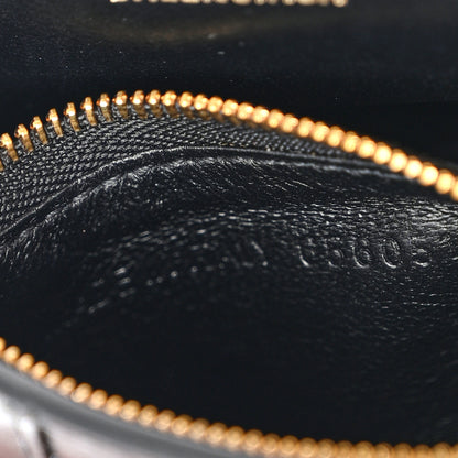 Balenciaga Shiny Box Calfskin Hourglass Chain Cardholder Black 7 of 7