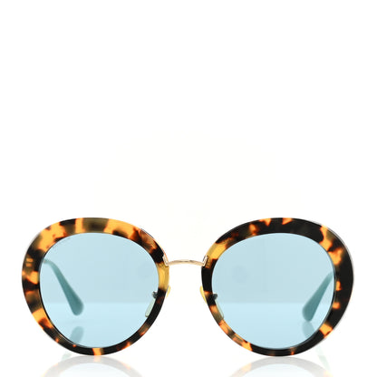 Prada Acetate Round Sunglasses SPR16Q Tortoise 2 of 6