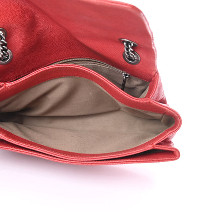 Chanel Caviar Quilted Medium Simply CC Flap Red 6 of 21