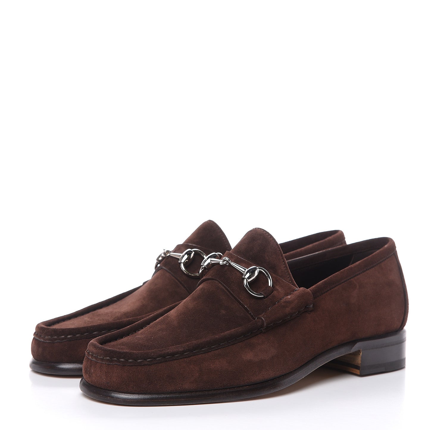 Suede Mens 1953 Horsebit Loafers 7.5 Brown