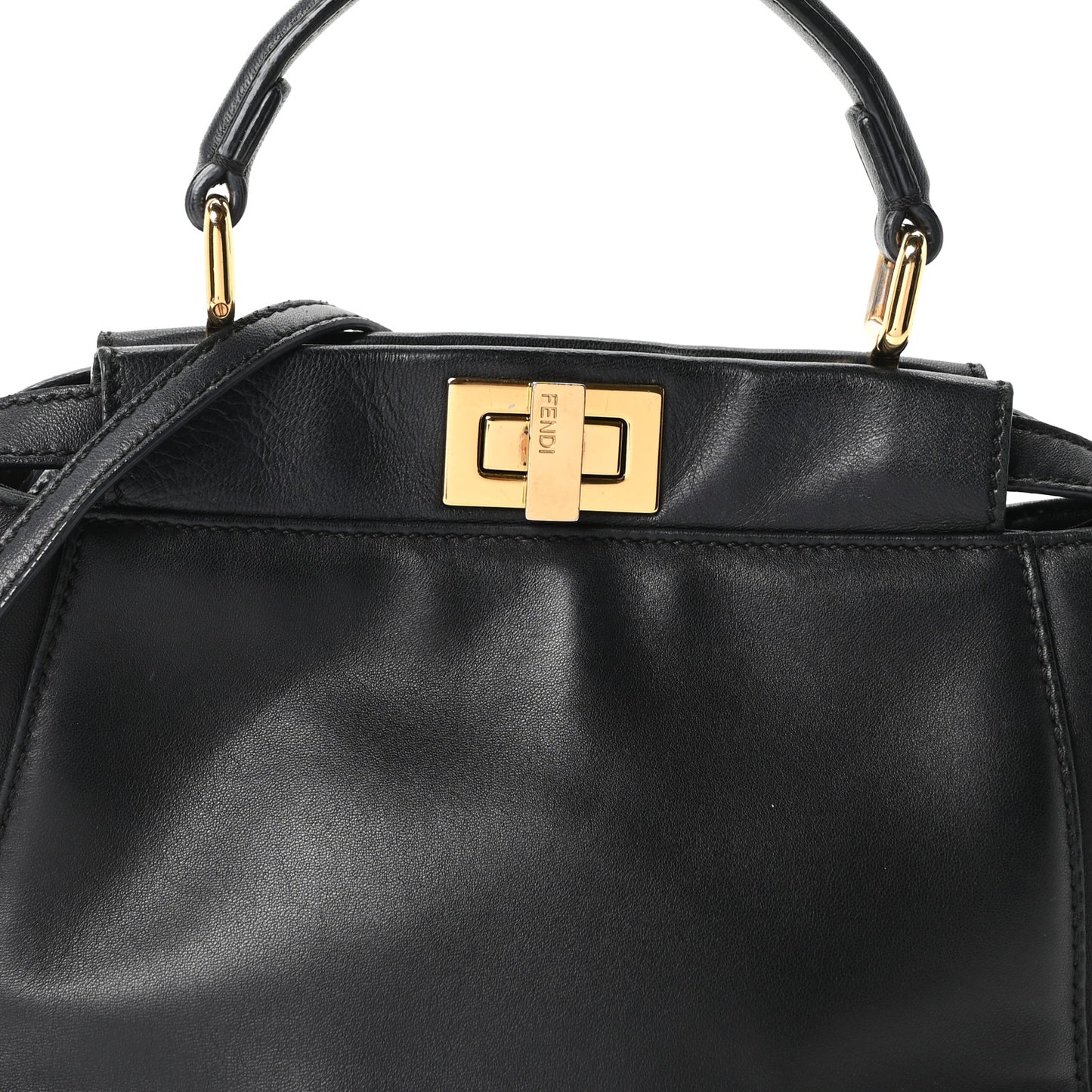 Nappa Mini Peekaboo Iconic Satchel Black