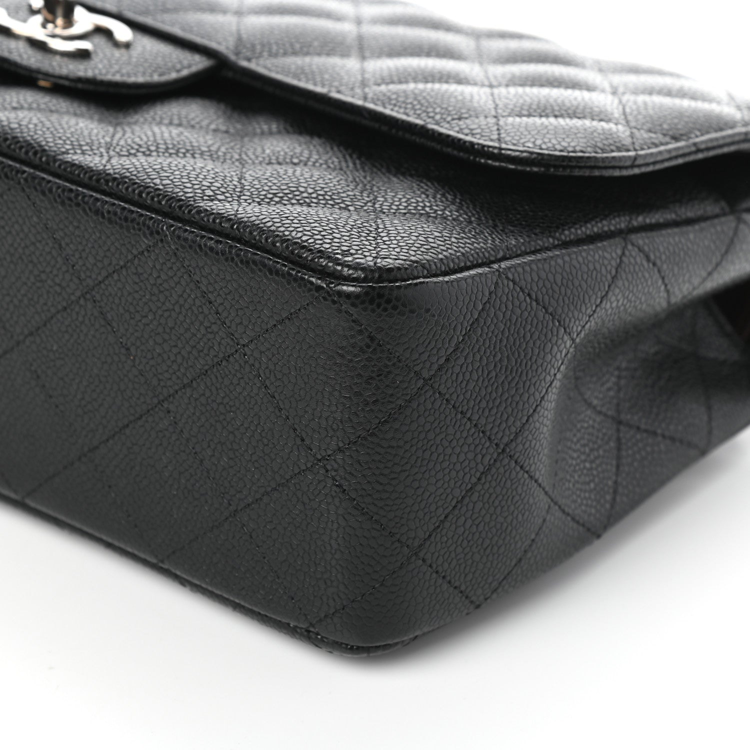 Chanel Caviar Quilted Jumbo Double Flap Black 10 of 10