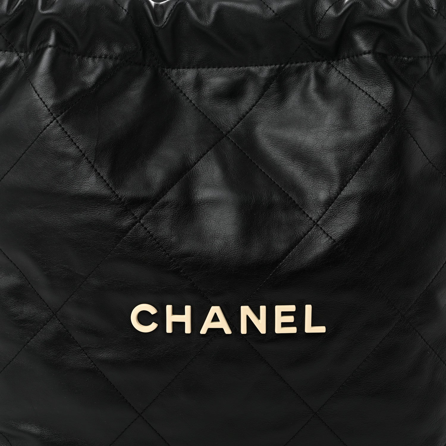Chanel Shiny Calfskin Quilted Small Chanel 22 Black 9 of 11