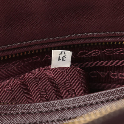 Prada Saffiano Medium Galleria Double Zip Tote Granato 9 of 19