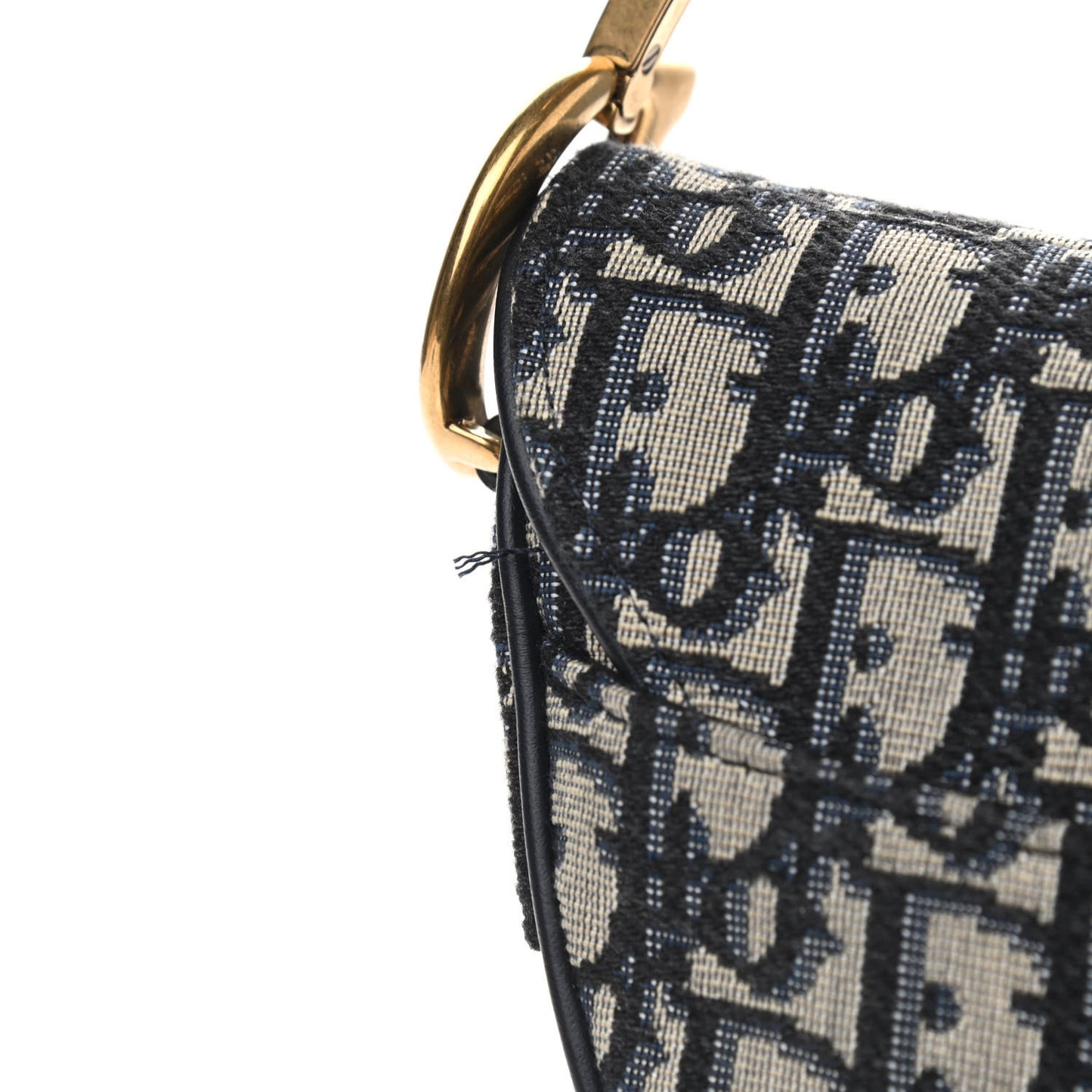 Oblique Saddle Bag Blue