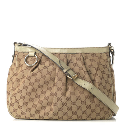 Gucci Monogram Sukey Messenger Bag Taupe 1 of 17