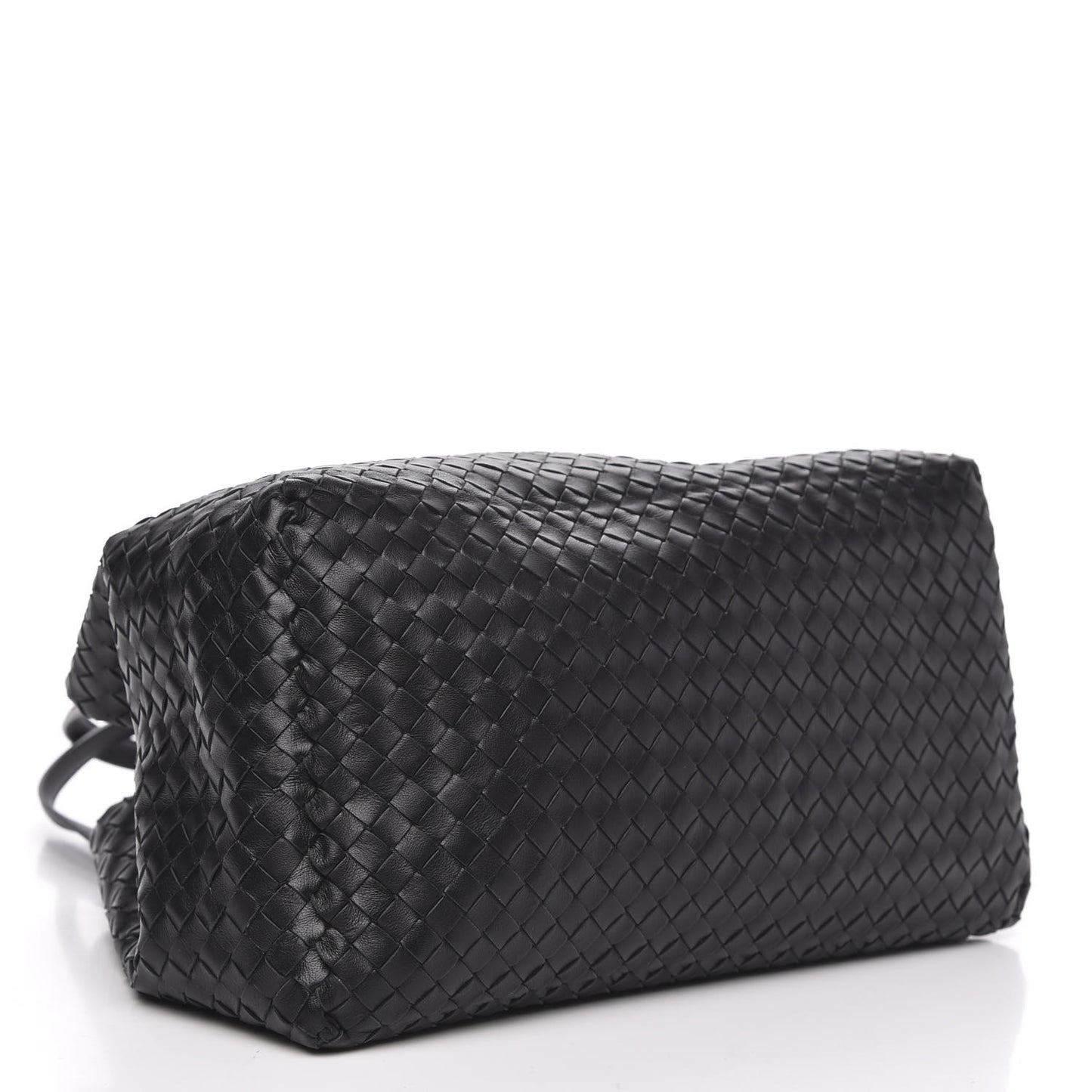 Nappa Intrecciato Medium Cesta Tote Black
