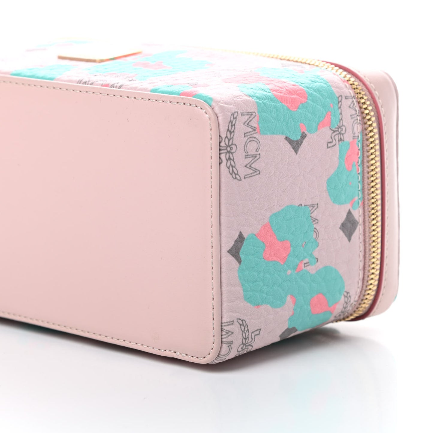 Visetos Floral Leopard Vanity Case Pink