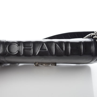 Chanel Glazed Calfskin Medium Boy Flap Black 8 of 15