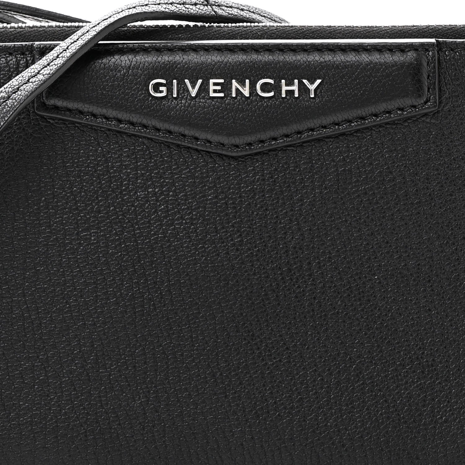 Givenchy Sugar Goatskin Antigona Pouch With Strap Black 9 of 13