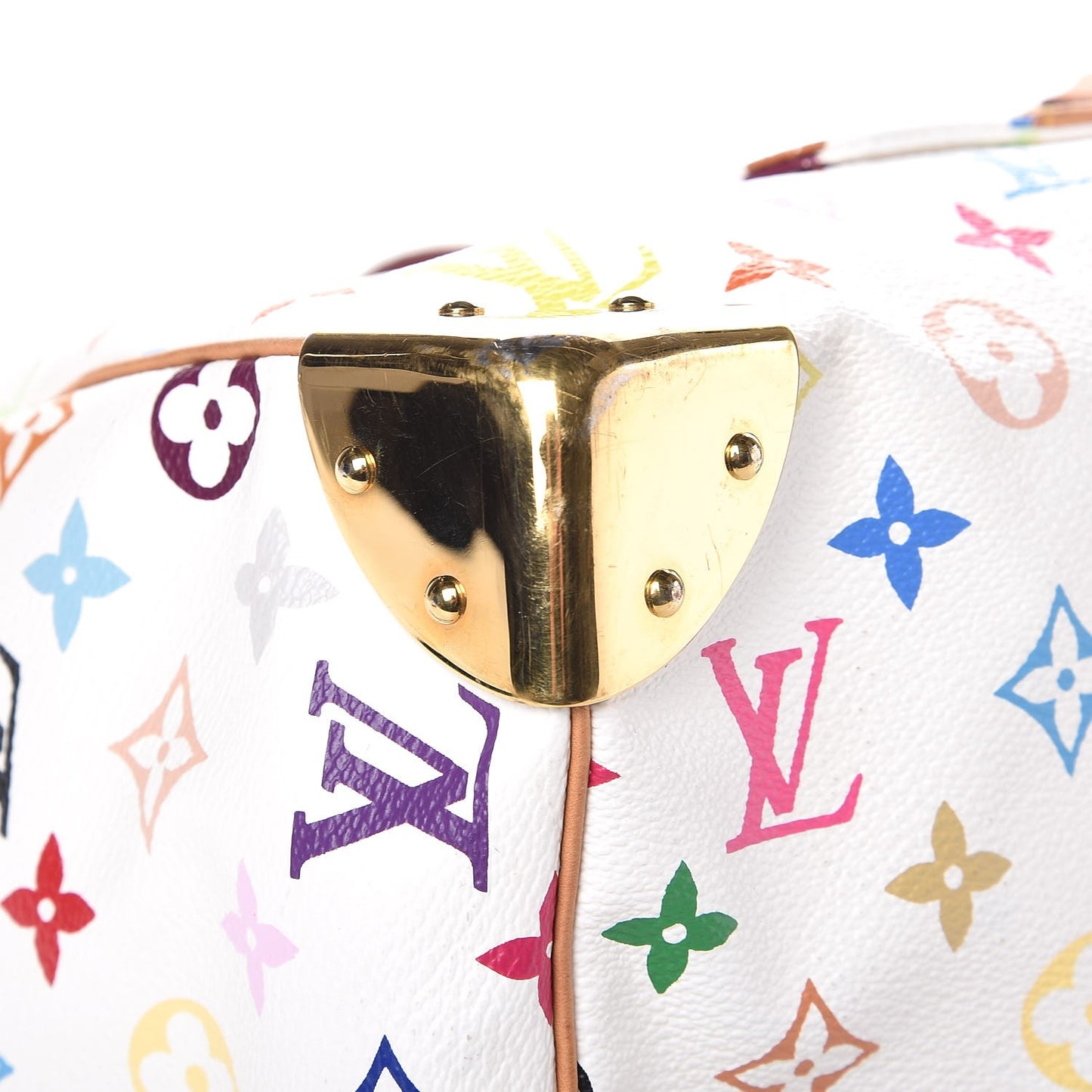 Monogram Multicolor Speedy 30 White