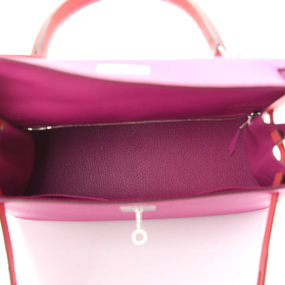 Hermes Epsom Horseshoe Kelly Sellier 28 Rose Pourpre Rose Jaipur 5 of 11