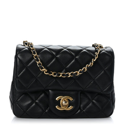 Chanel Lambskin Quilted Mini Pearl Crush Flap Black 1 of 10