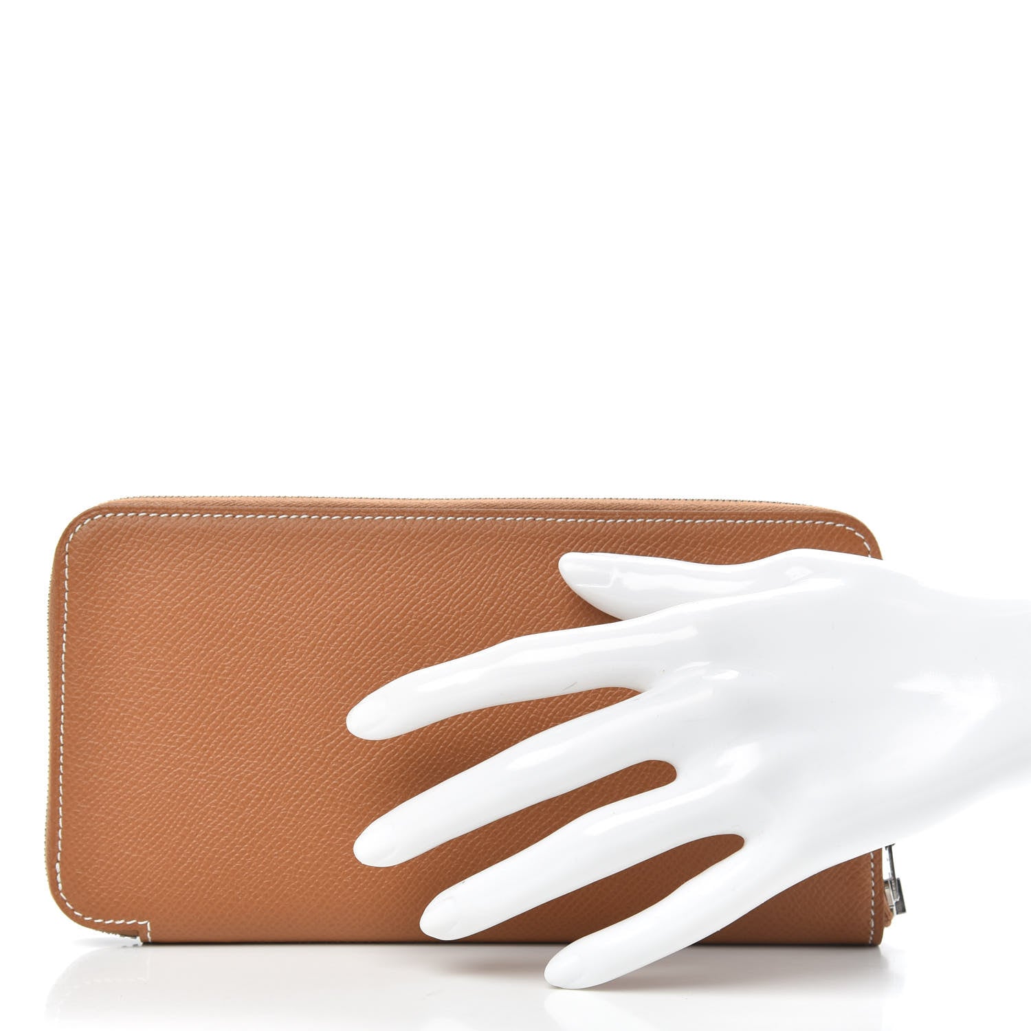 Hermes Epsom Silk'In Wallet Gold 2 of 7