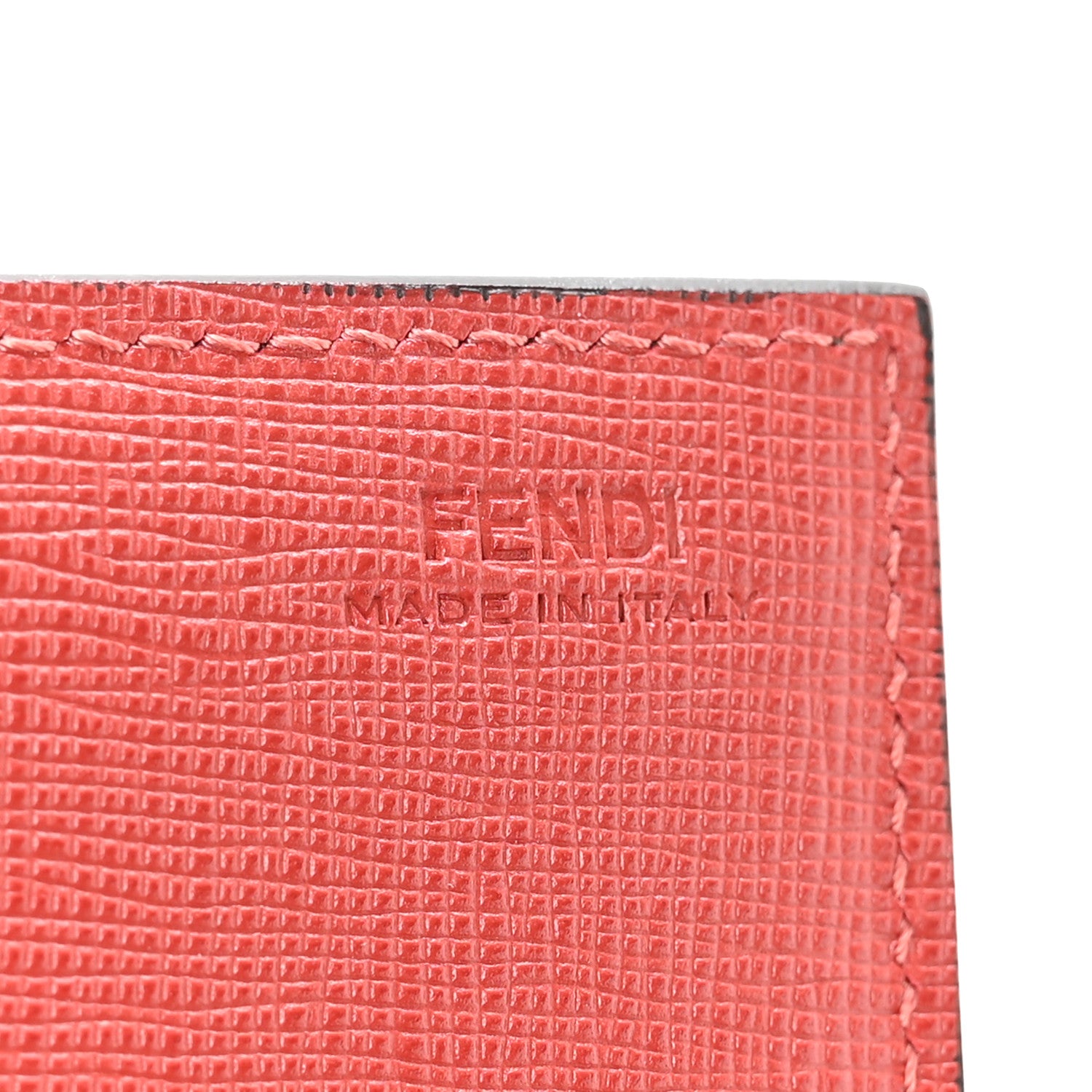Fendi Vitello Elite Monster Eyes Studded Continental Wallet Carbone White Multicolor 6 of 7
