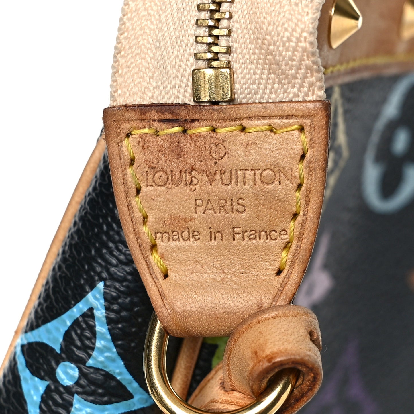 Monogram Multicolor Pochette Accessories Black