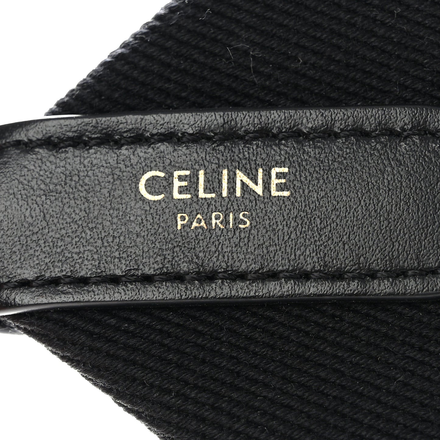 Jacquard Wool Logo Short Strap Black Beige
