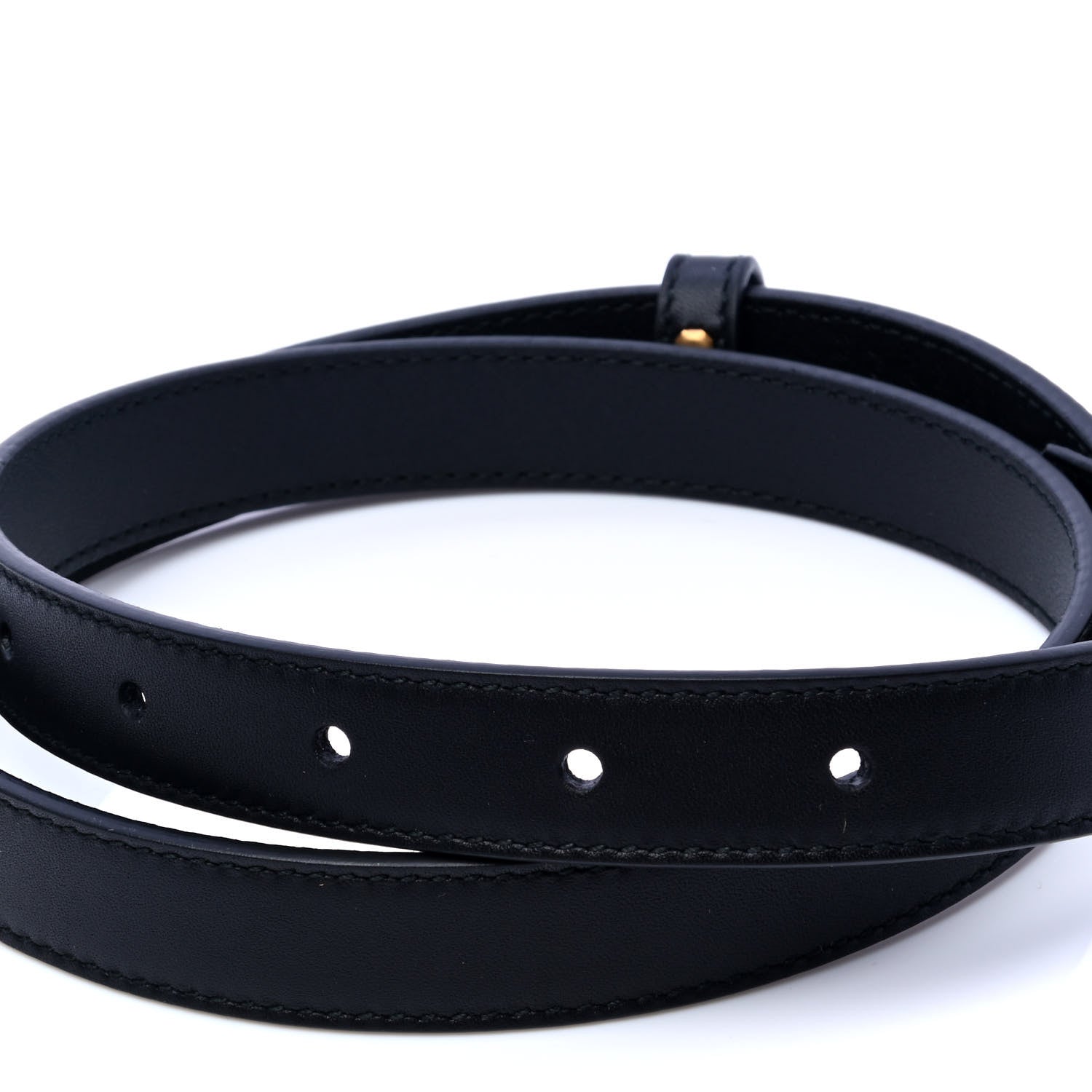 Gucci Calfskin Double G 20mm Belt 70 28 Black 5 of 6