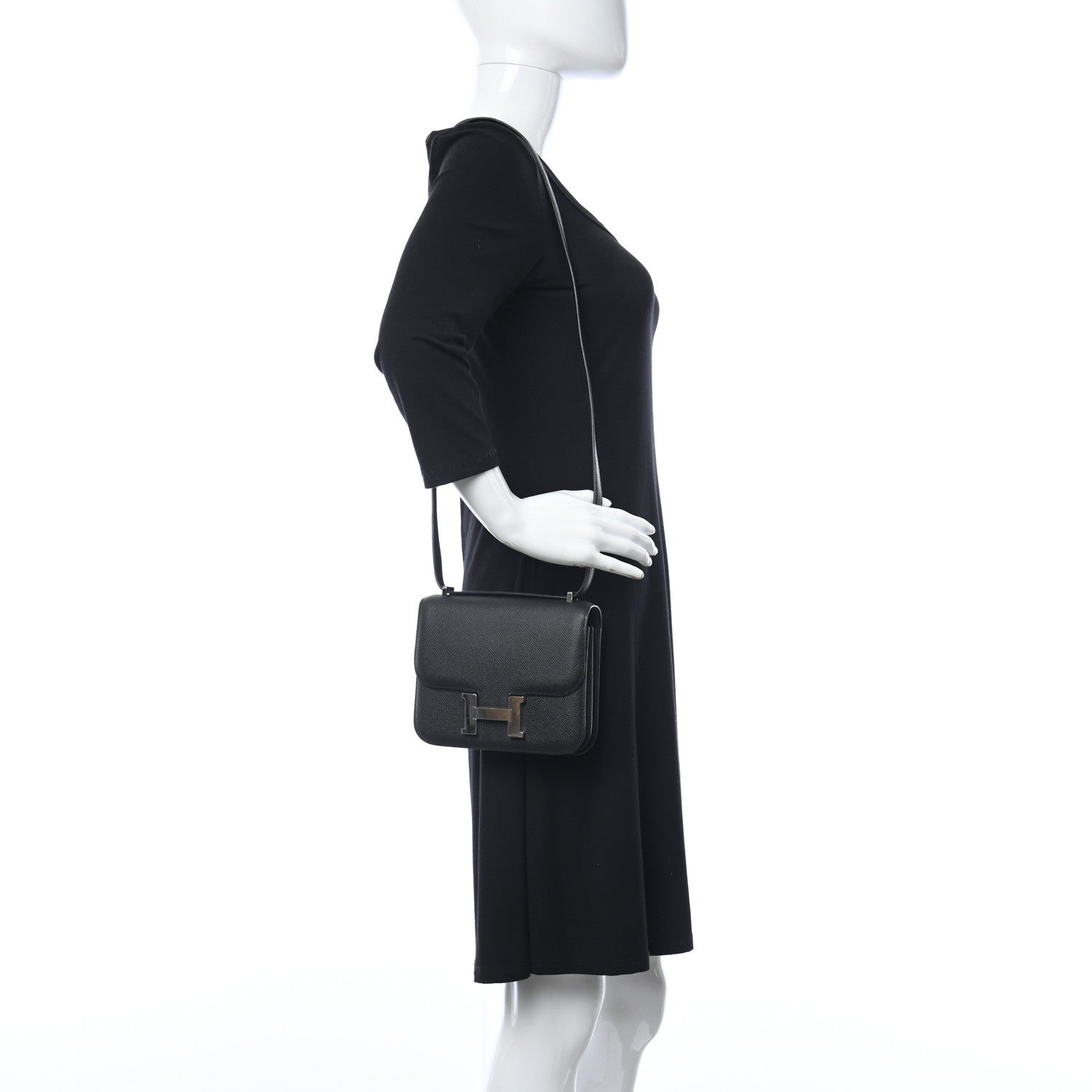 Hermes Epsom Constance 18 Black 2 of 14