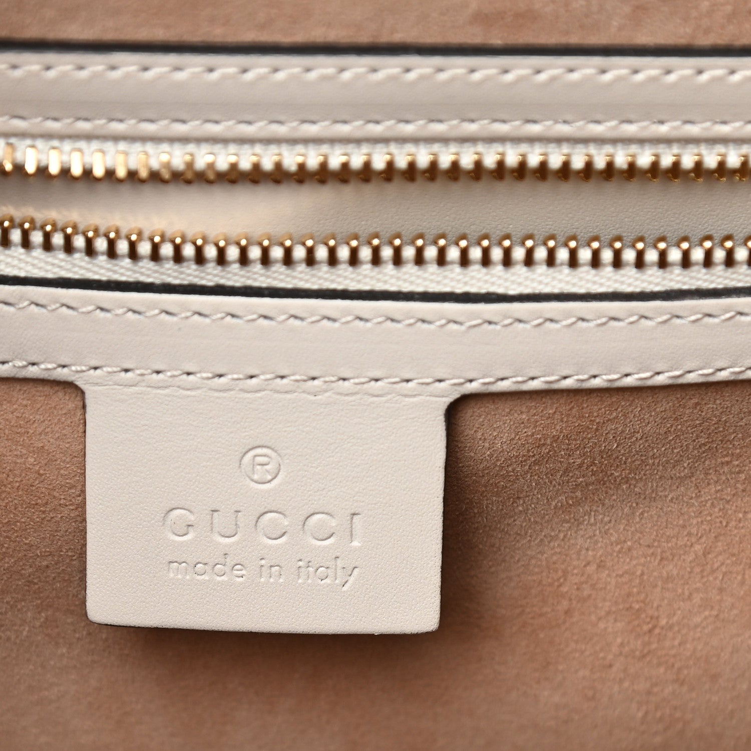 Gucci Calfskin Maxi Sylvie Top Handle Bag White 6 of 12