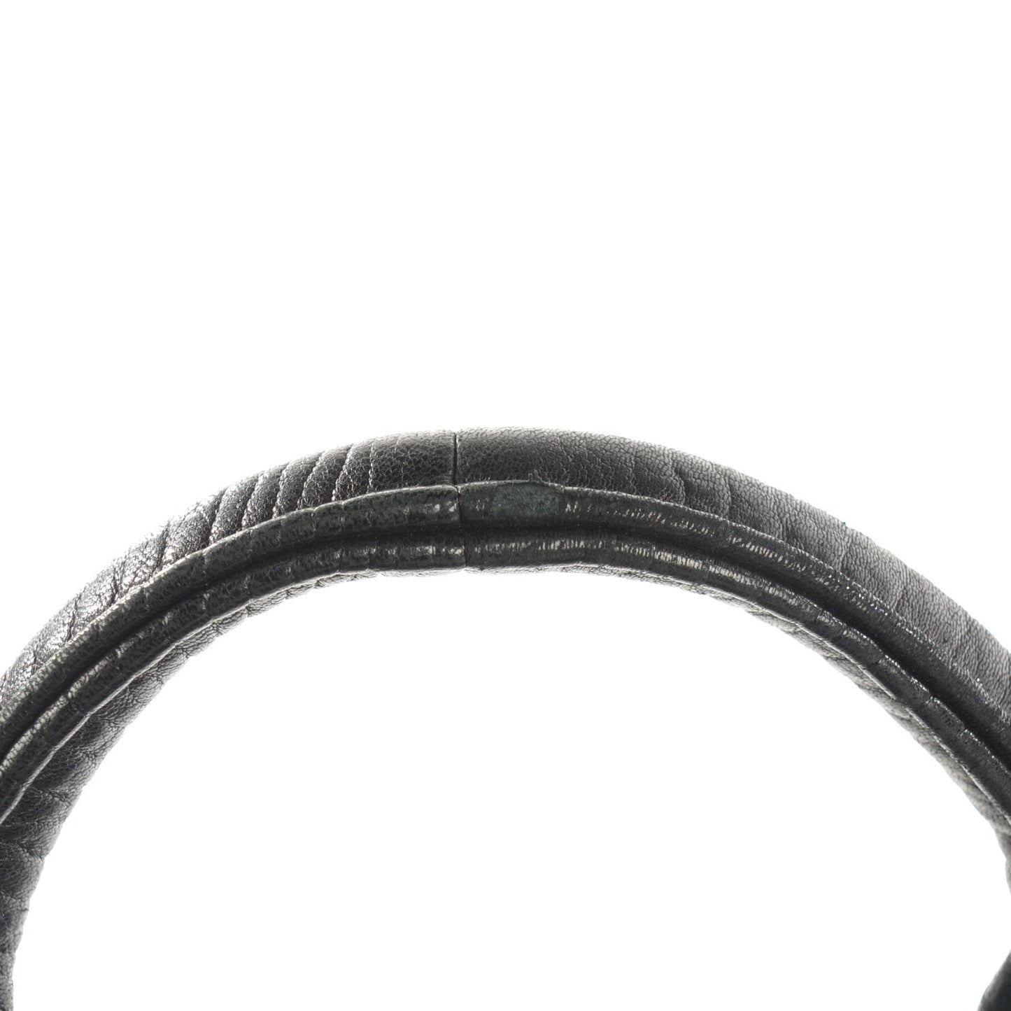 Pebbled Lambskin Rocco Black Matte Black Hardware