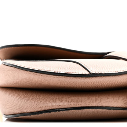 Christian Dior Grained Calfskin Saddle Bag Blush 9 of 11