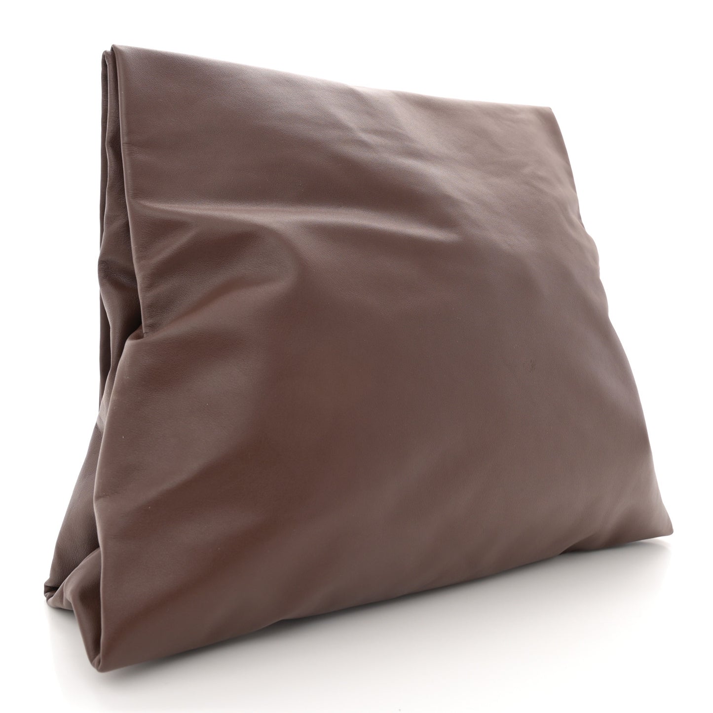 Calfskin Large Glove Bag Chocolate