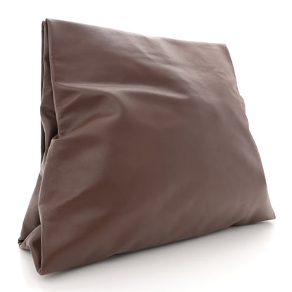 The Row Calfskin Large Glove Bag Chocolate 3 of 10