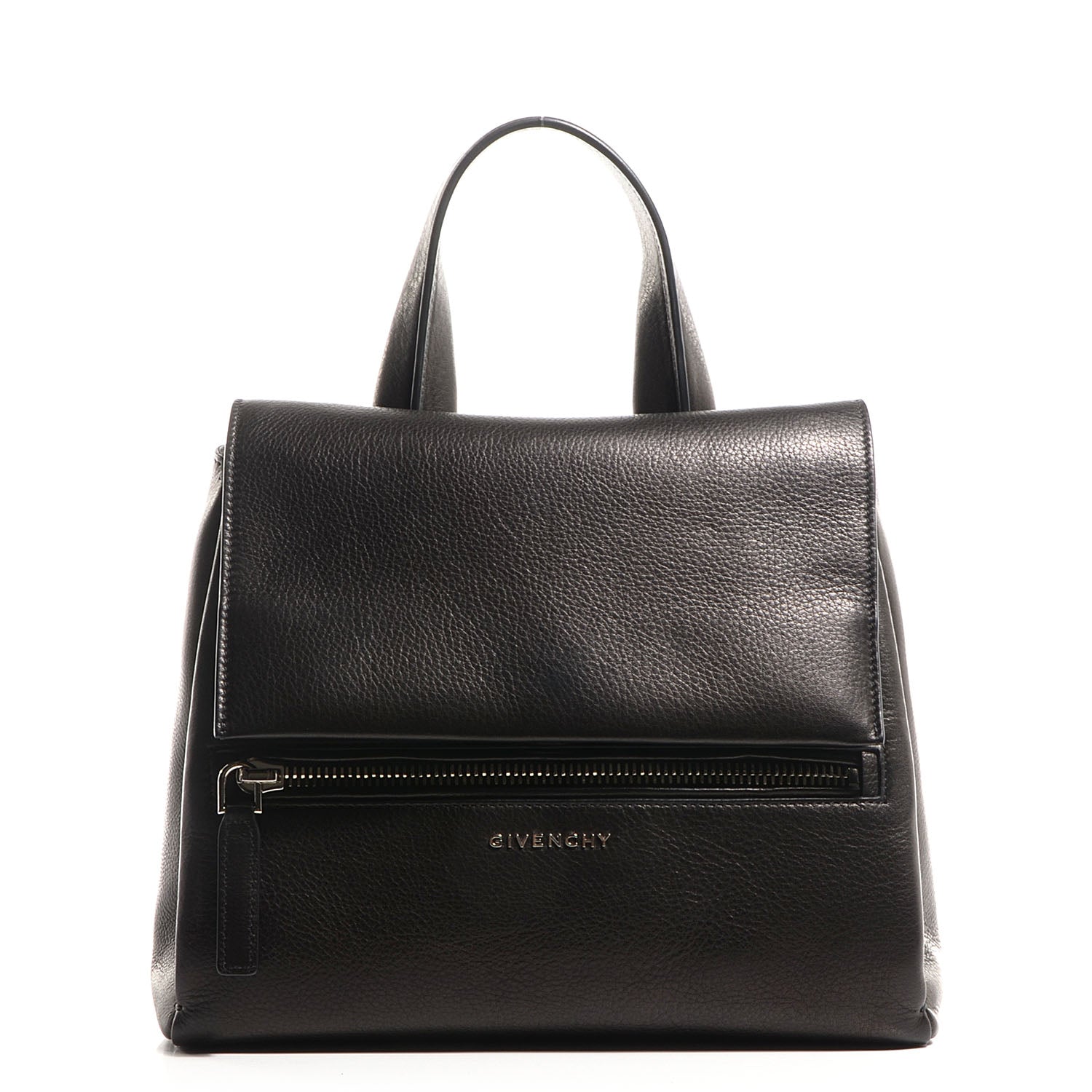 Givenchy Textured Calfskin Small Pandora Pure Flap Bag Black 1 of 10