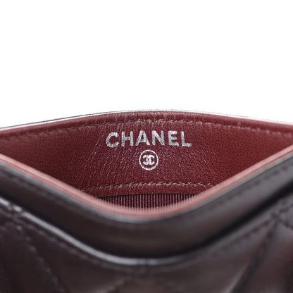 Chanel Lambskin Quilted Card Holder Black 6 of 9
