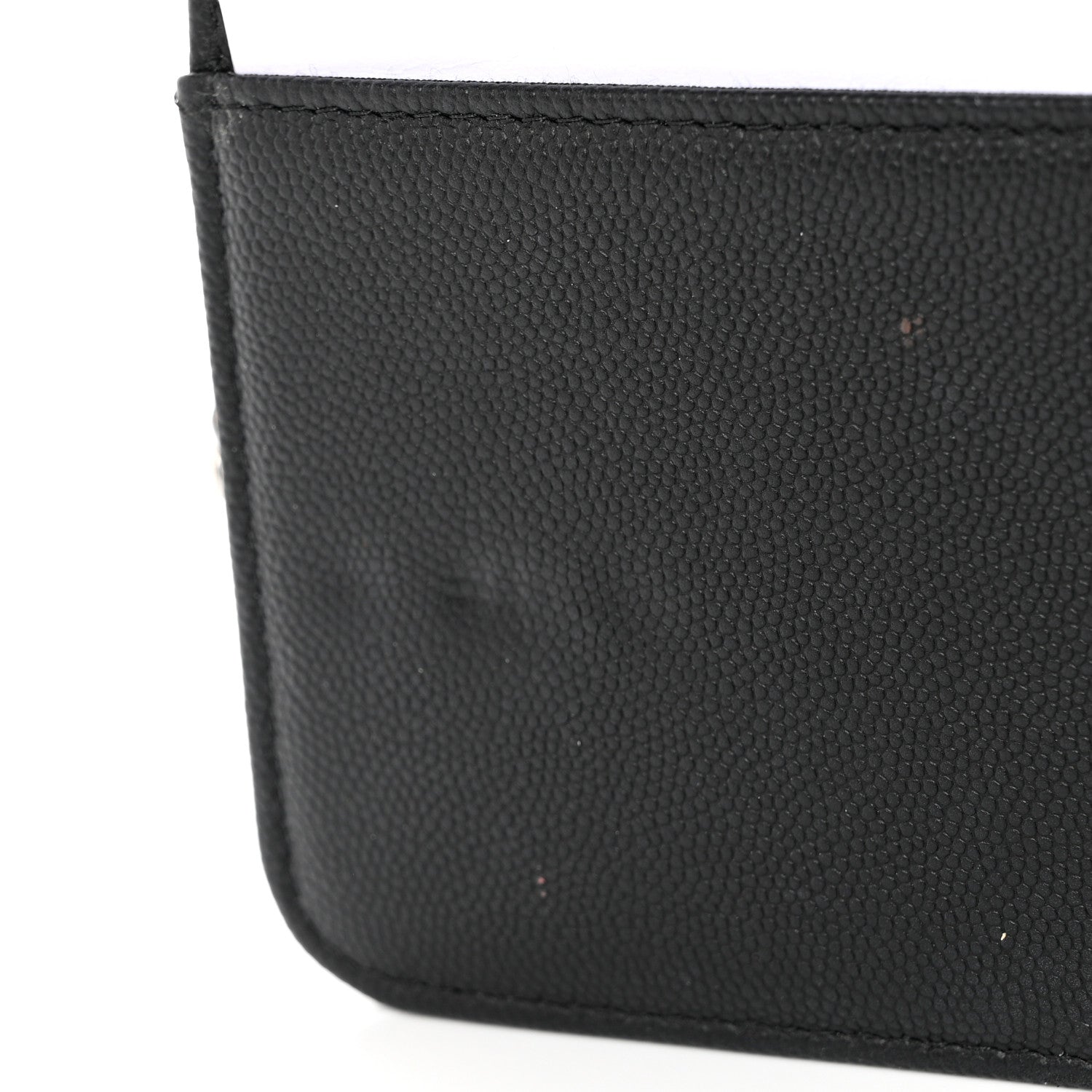 Chanel Caviar Camellia Embossed Wallet On Chain WOC Black 12 of 12