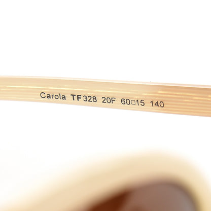 Tom Ford Carola Sunglasses TF328 White Pearl 5 of 8