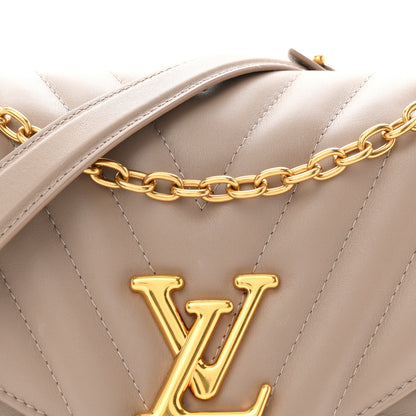 Louis Vuitton Calfskin LV New Wave Chain Bag Taupe 7 of 9
