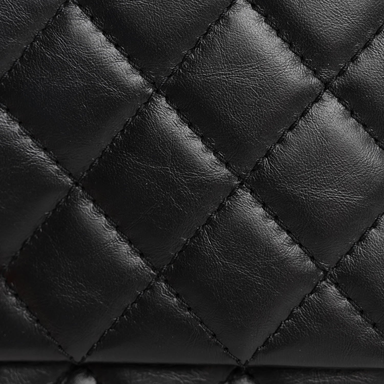 Chanel Aged Calfskin Quilted Reissue 2.55 Clutch Black 12 of 12