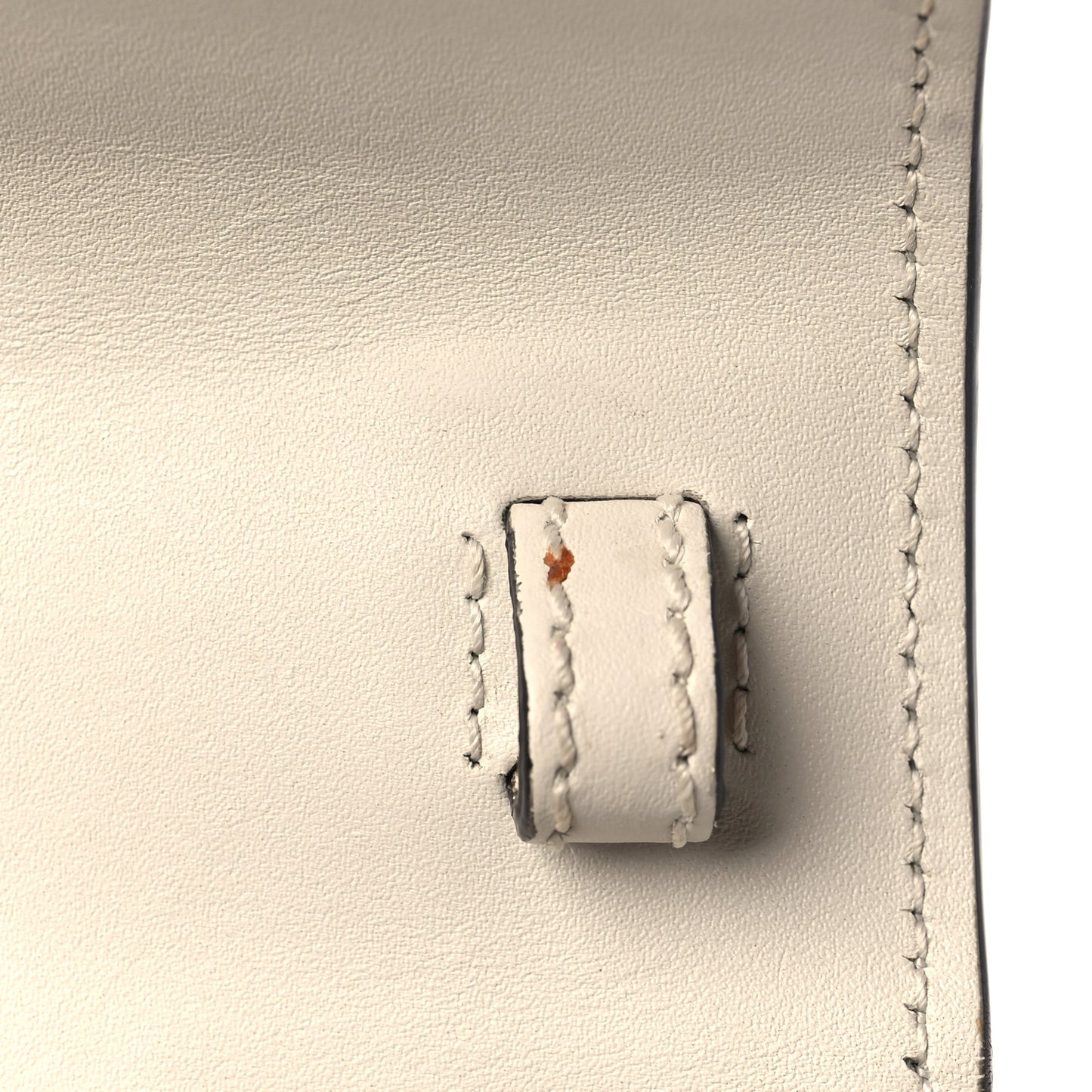 Calfskin Mini Sylvie Top Handle Bag White
