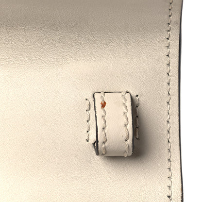 Gucci Calfskin Mini Sylvie Top Handle Bag White 10 of 11