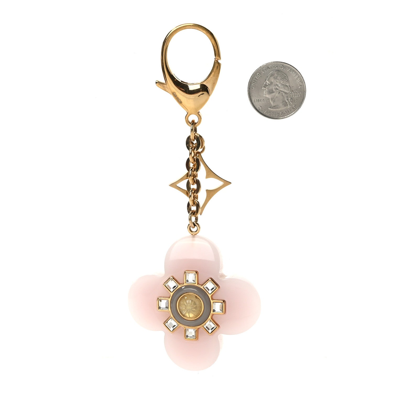 Louis Vuitton Fleur d'Etoile Bag Charm Rose 2 of 4