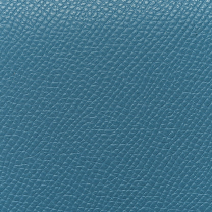 Hermes Epsom Calvi Duo Card Case Blue Jean 10 of 10
