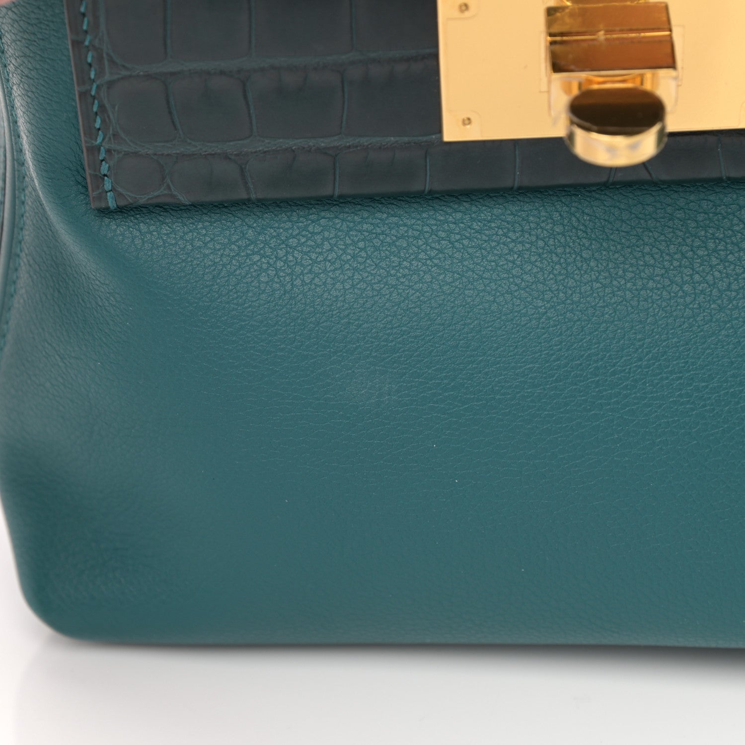 Hermes Evercolor Matte Alligator Touch 24/24 21 Vert Cypress 13 of 14