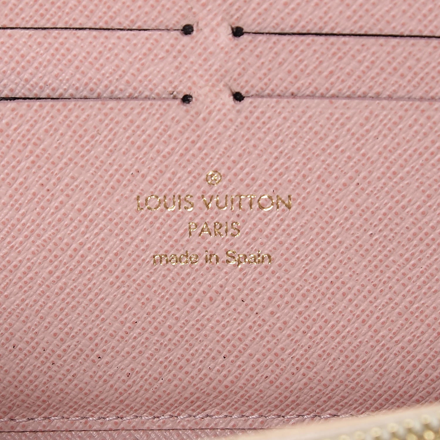 Louis Vuitton Damier Azur Clemence Wallet Rose Ballerine 6 of 18