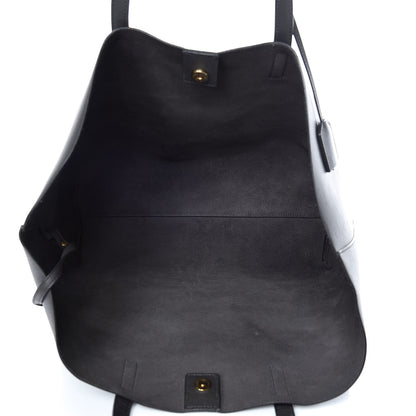 Saint Laurent Calfskin Large Shopping Tote Dark Grey 8 of 12
