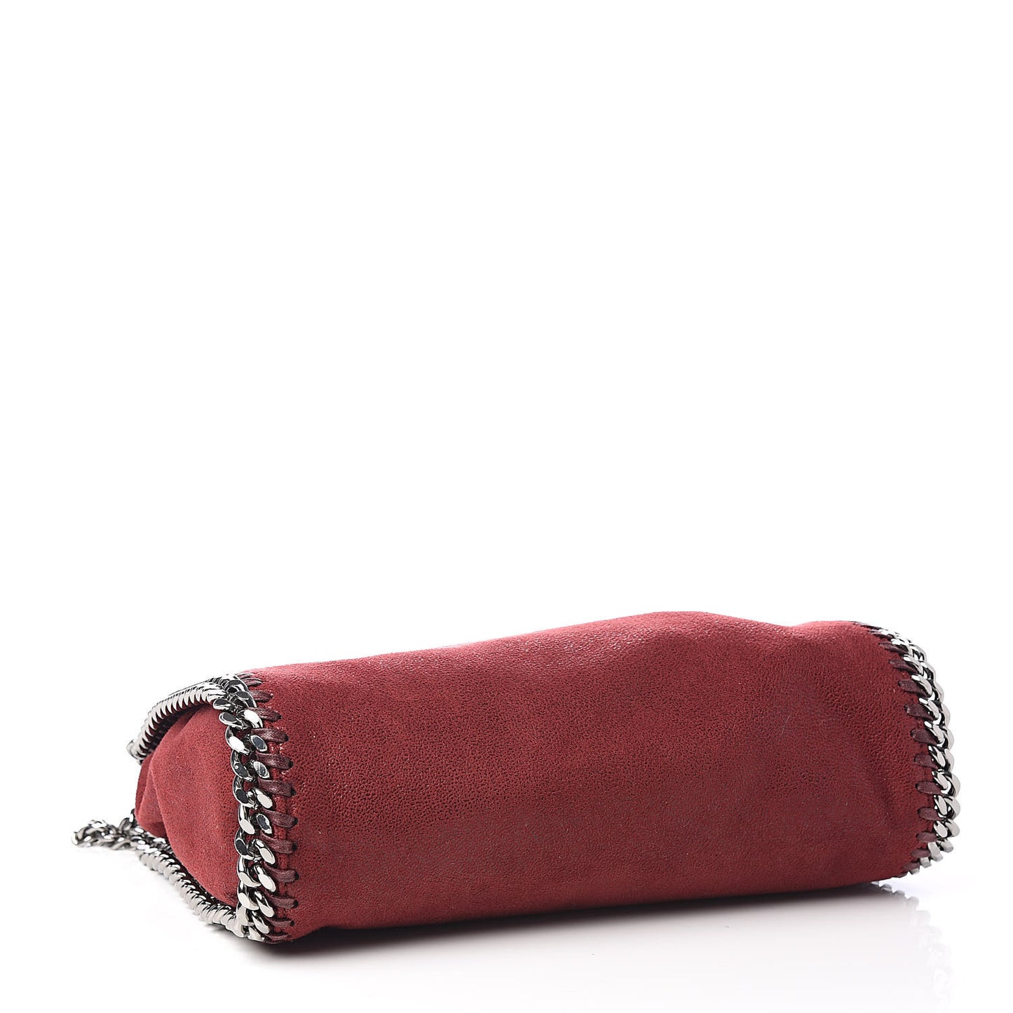 Shaggy Deer Mini Falabella Fold Over Tote Ruby